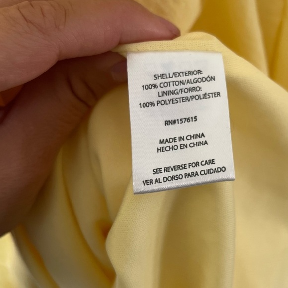 Calypso St.‎ Barth Butter Yellow Eyelet Detail Midi Dress Size 6 - Picture 12 of 13